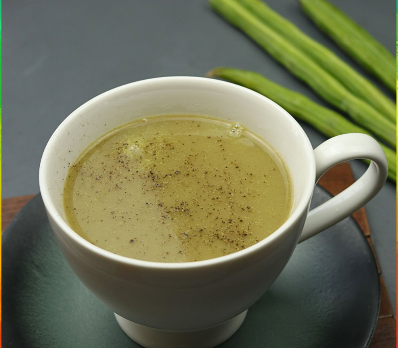 Drumstick Leaf Soup Shot