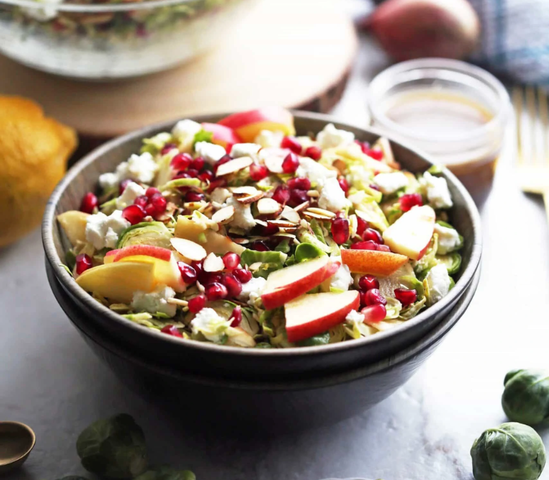 Drumstick Leaf & Pomegranate Salad Bowl