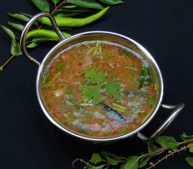 Herbal Rasam Shot (Pepper + Tulsi)