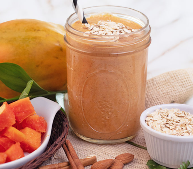 Papaya & Flaxseed Smoothie